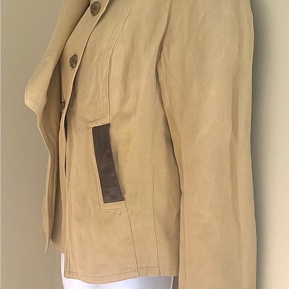 Mackage Double Closure Leather Trim Jacket - Picture 5 of 16